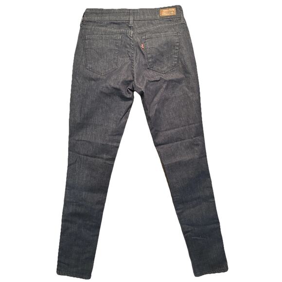 Levis Jeans Womens Demi Curve Blue 26x32 Mid Rise Skinny - Picture 6 of 7